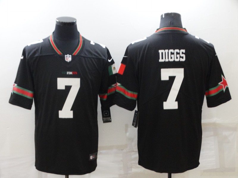 2021 Men Nike NFL Dallas cowboys #7 Diggs black  Vapor Untouchable jerseys